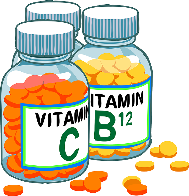 Vitamin Capsules in a Bottle. Keto Supplements